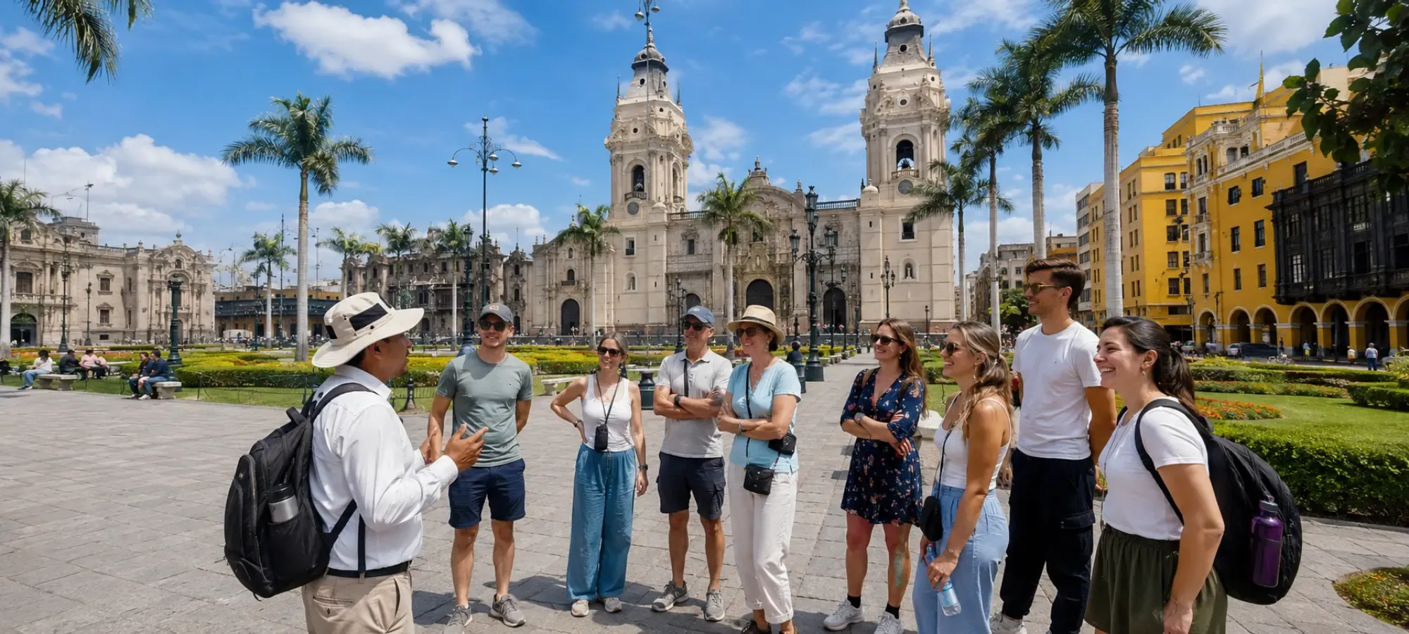 Lima City Tour: Historic Center, Huaca Pucllana and Miraflores